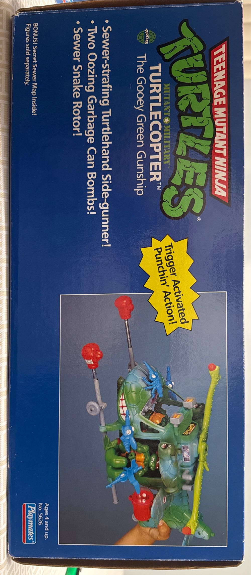 Turtlecopter - Playmates Toys (Teenage Mutant Ninja Turtles (1990)) action figure collectible [Barcode 043377056263] - Main Image 3