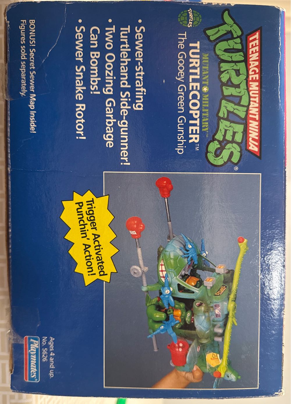 Turtlecopter - Playmates Toys (Teenage Mutant Ninja Turtles (1990)) action figure collectible [Barcode 043377056263] - Main Image 4