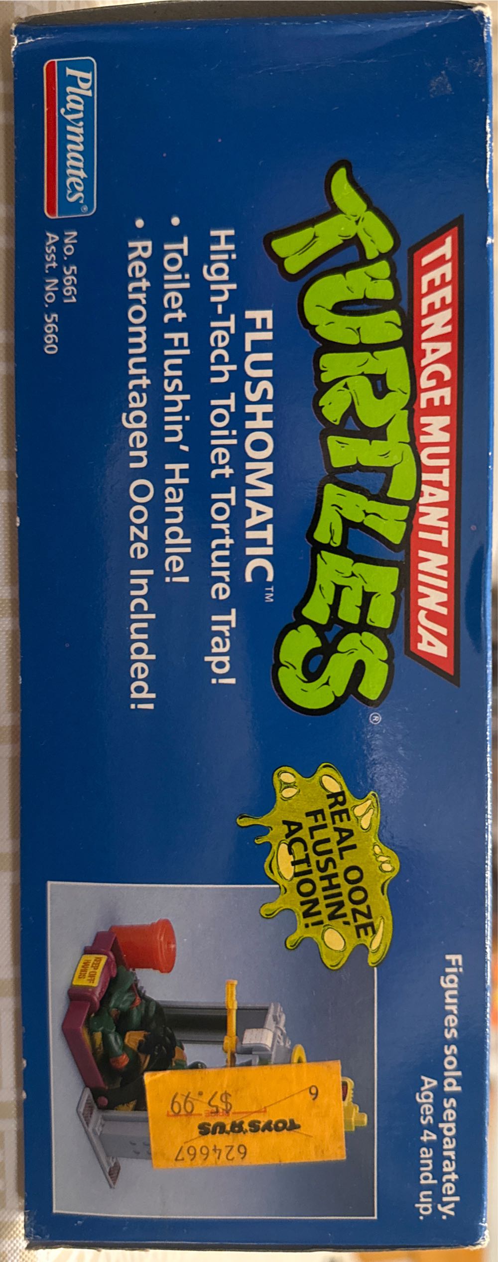 Teenage Mutant Ninja Turtles Flushomatic - Playmates Toys (Teenage Mutant Ninja Turtles) action figure collectible [Barcode 043377056614] - Main Image 3