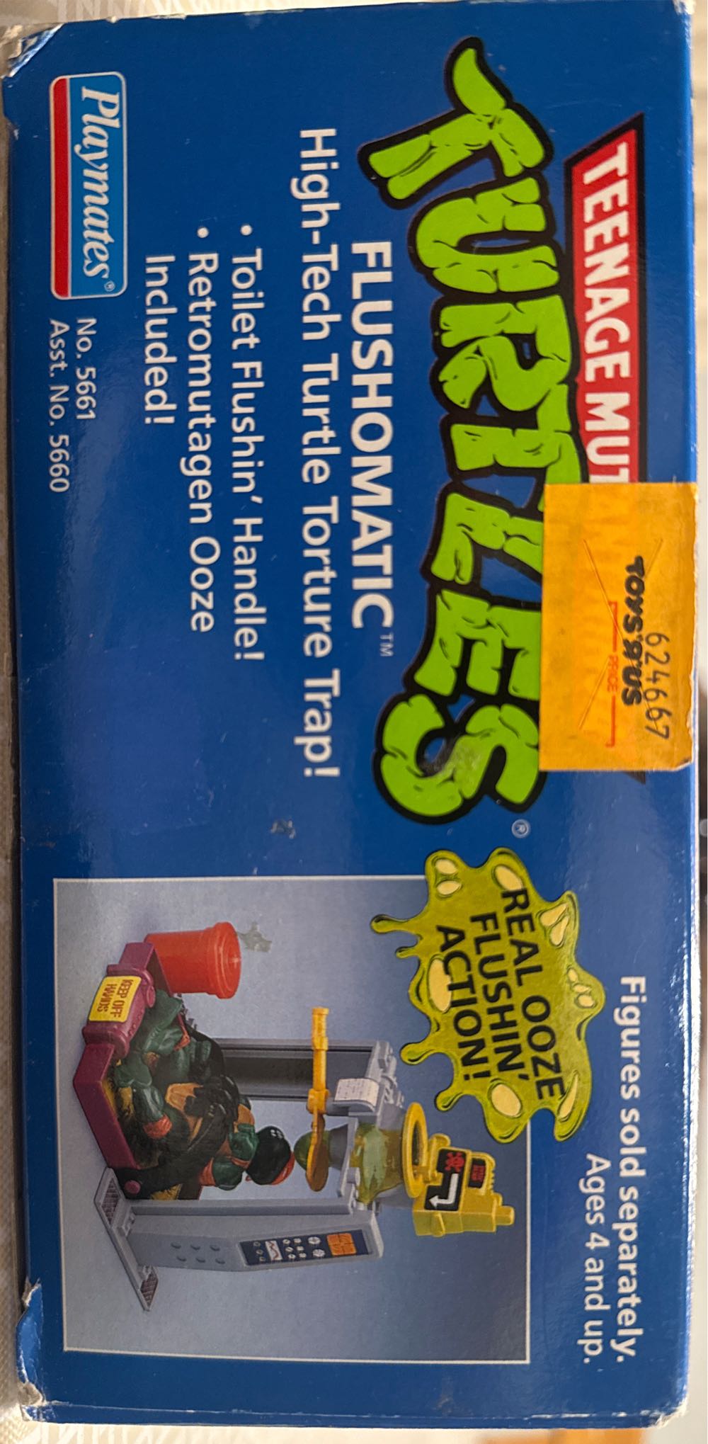 Teenage Mutant Ninja Turtles Flushomatic - Playmates Toys (Teenage Mutant Ninja Turtles) action figure collectible [Barcode 043377056614] - Main Image 4