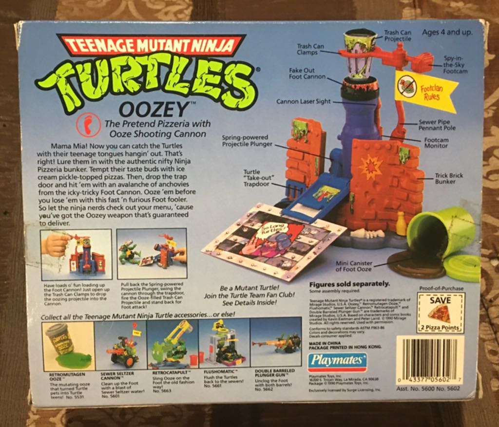 Teenage Mutant Ninja Turtles Oozey - Playmates Toys (Teenage Mutant Ninja Turtles) action figure collectible [Barcode 043377056027] - Main Image 2