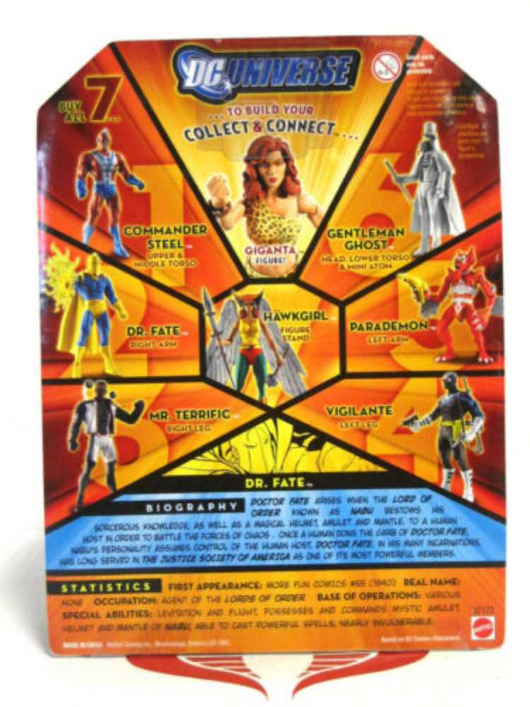 DC Universe Classics: Dr. Fate - Mattel,INC (Wave 8) action figure collectible [Barcode 027084696547] - Main Image 2