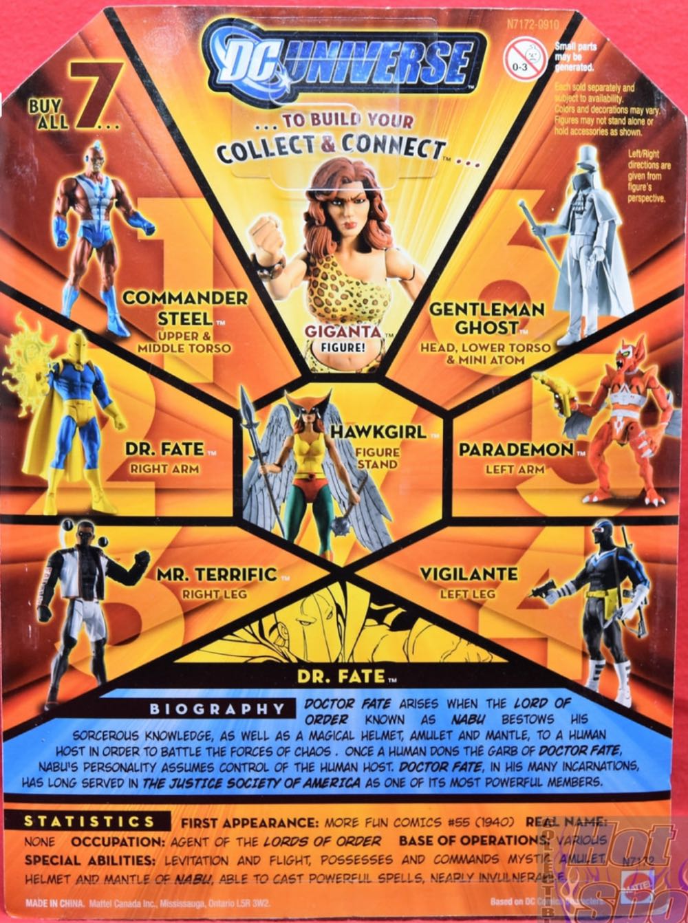 DC Universe Classics: Dr. Fate - Mattel,INC (Wave 8) action figure collectible [Barcode 027084696547] - Main Image 4