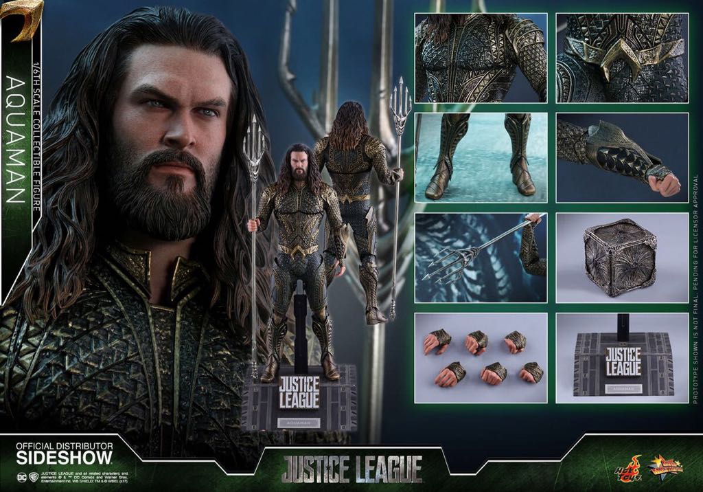 Justice League Aquaman Hot Toys  action figure collectible - Main Image 2