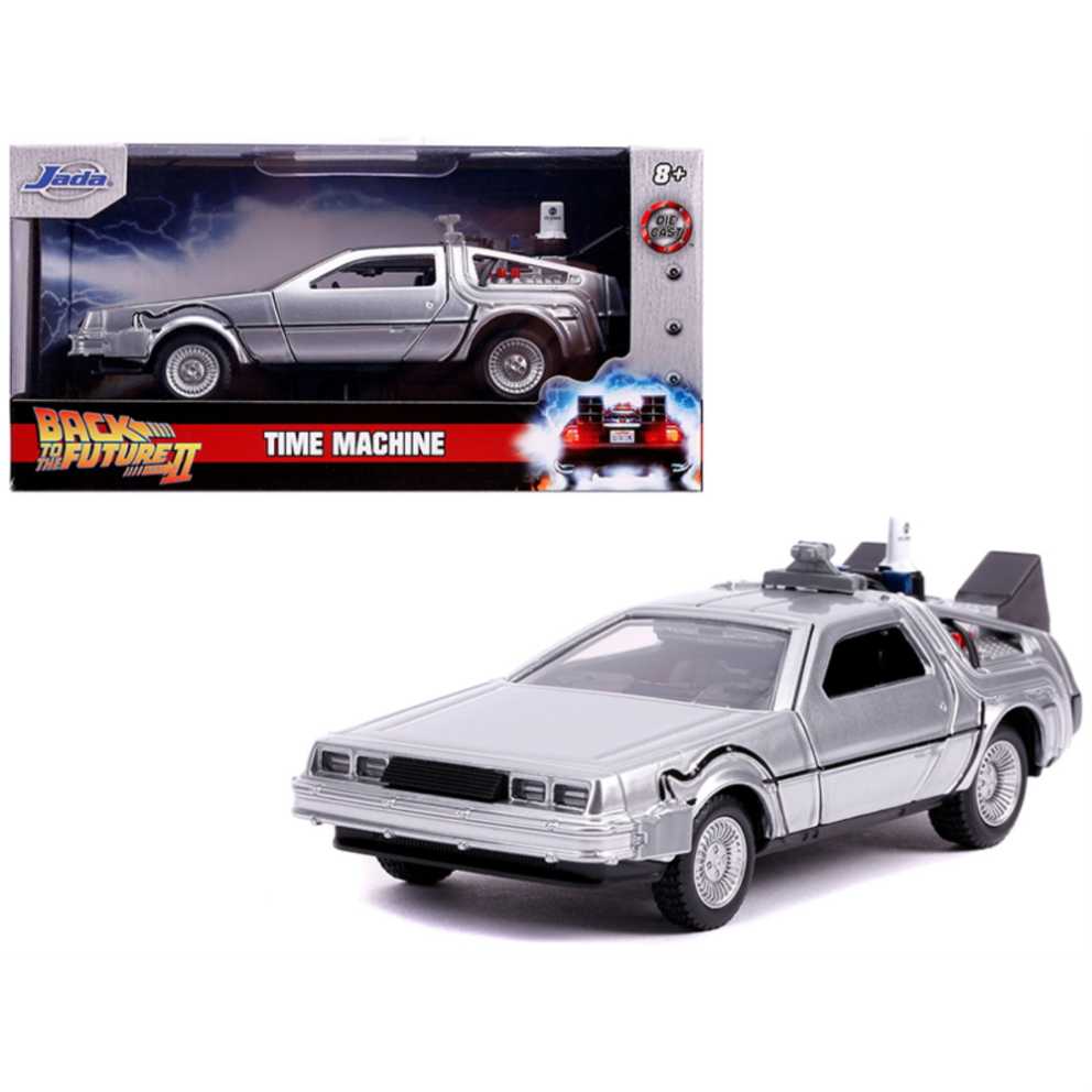 Back to the Future 2 Delorean Time Machine Lights 1:24 Jada - JADA TOYS, Inc. (Back To The Future Part II) action figure collectible [Barcode 4006333069789] - Main Image 2