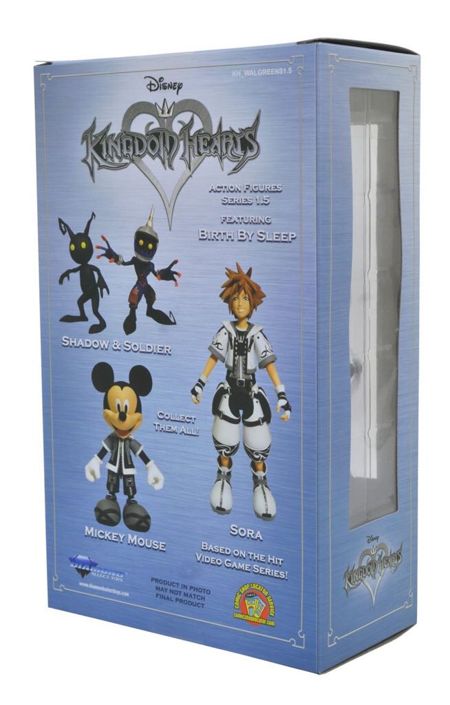Kingdom Hearts: Mickey Mouse - Diamond Select (Kingdom Hearts: Birth by Sleep) action figure collectible [Barcode 699788828380] - Main Image 2