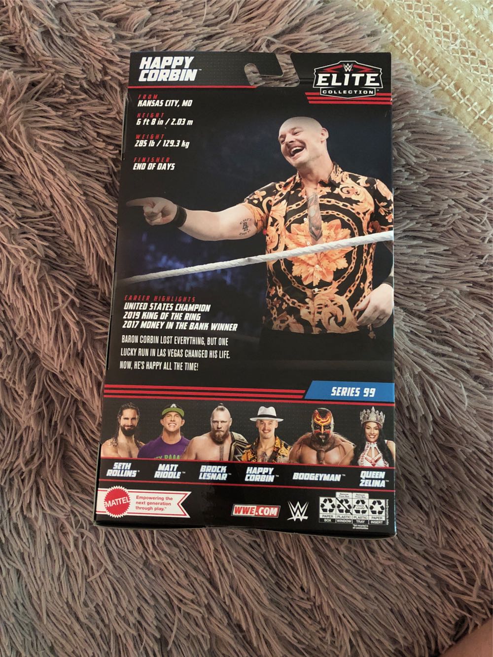 Happy Corbin - Mattel (WWE Elite Collection) action figure collectible [Barcode 194735105304] - Main Image 2