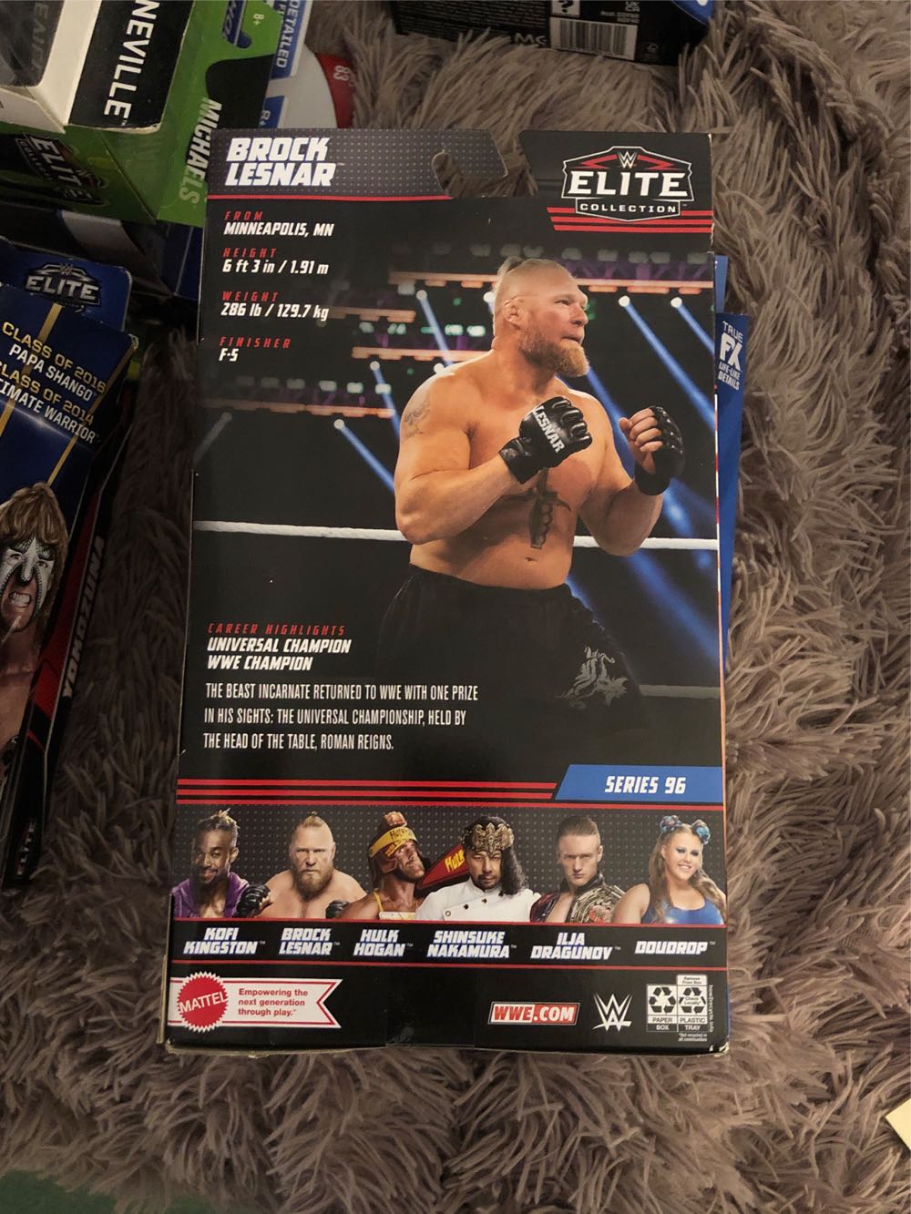 Brock Lesnar Elite 96 - Mattel (Elite) action figure collectible [Barcode 194735021659] - Main Image 2