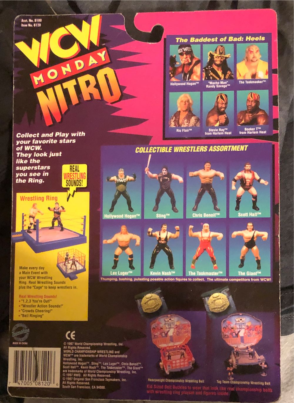 Wolfpack Sting WCW OSFTM - Original San Francisco Toymakers Inc (WCW OSFTM Special Edition Set 1) action figure collectible [Barcode 747005081206] - Main Image 2