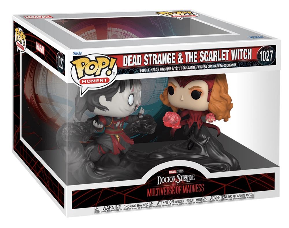 Marvel: Funko Pop! Doctor Strange In The Multiverse Of Madness - Scarlet Witch Vs Doctor Strange #1027 - Funko Pop! Movies (Doctor Strange In The Multiverse Of Madness) action figure collectible [Barcode 889698609159] - Main Image 2