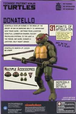 Donatello: IDW TMNT Best Of Series Comic Book & Figure - BST AXN / The Loyal Subjects (The Loyal Subjects: BST AXN (TMNT)) action figure collectible [Barcode 850018355803] - Main Image 2
