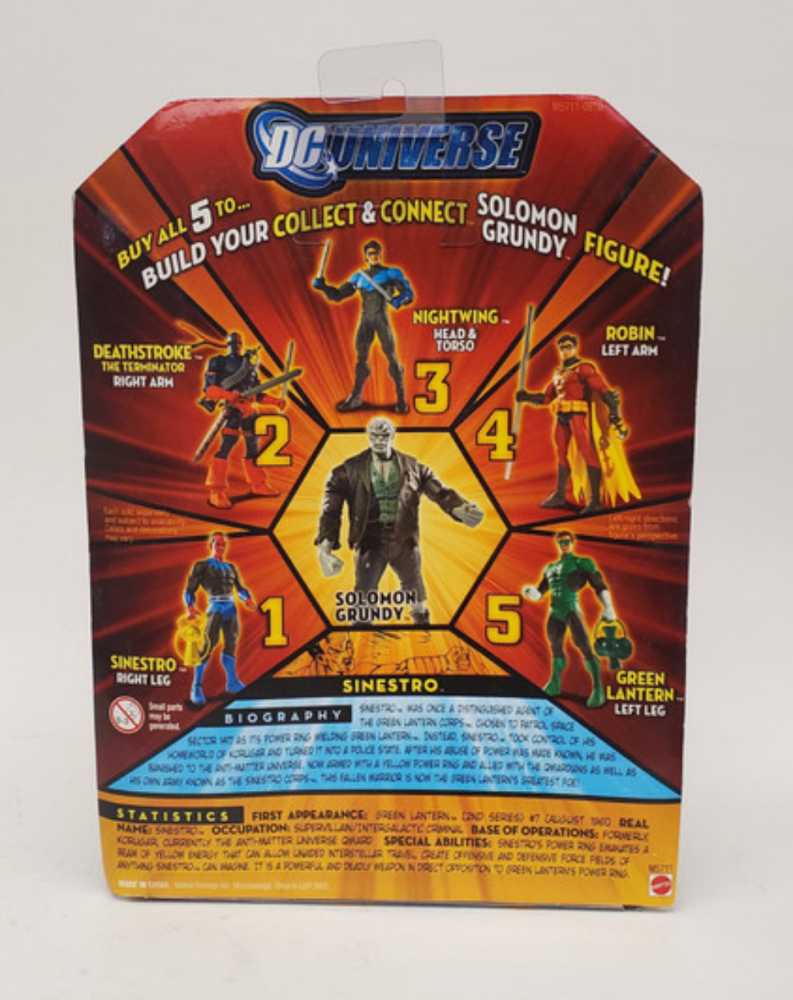 DCUC Wave 3 Figure 1: Sinestro - Mattel (DC Universe Classics Wave 3) action figure collectible [Barcode 027084596267] - Main Image 3