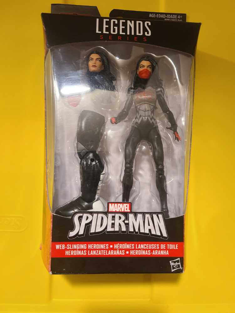 Marvel Legends Space Venom BAF Spider-man Web-Slinging Heroes Silk  - Hasbro - BAF action figure collectible [Barcode 63055740] - Main Image 2