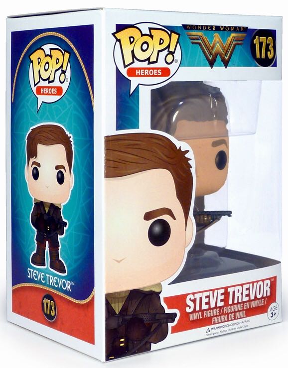 Steve Trevor (Wonder Woman) Pop! Vinyl Figure #173 - Funko (Wonder Woman) action figure collectible - Main Image 2