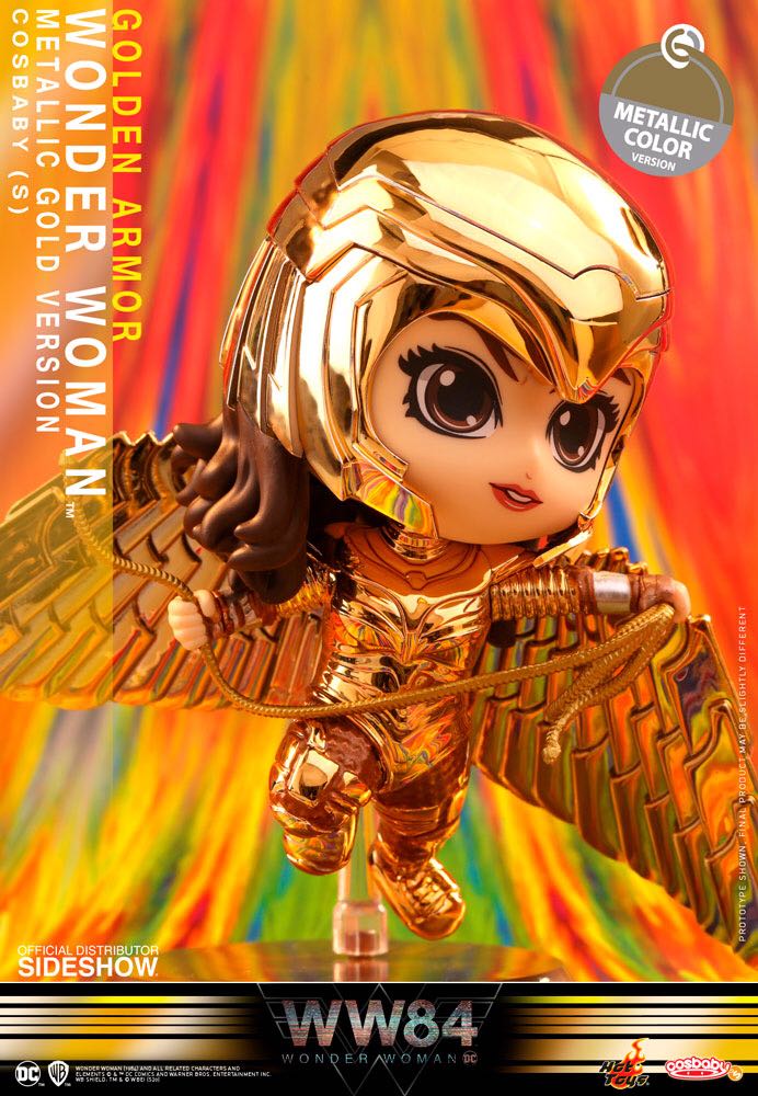 Wonder Woman, Golden Armor (WW84) Cosbaby (s) - Hot Toys (Wonder Woman) action figure collectible - Main Image 2