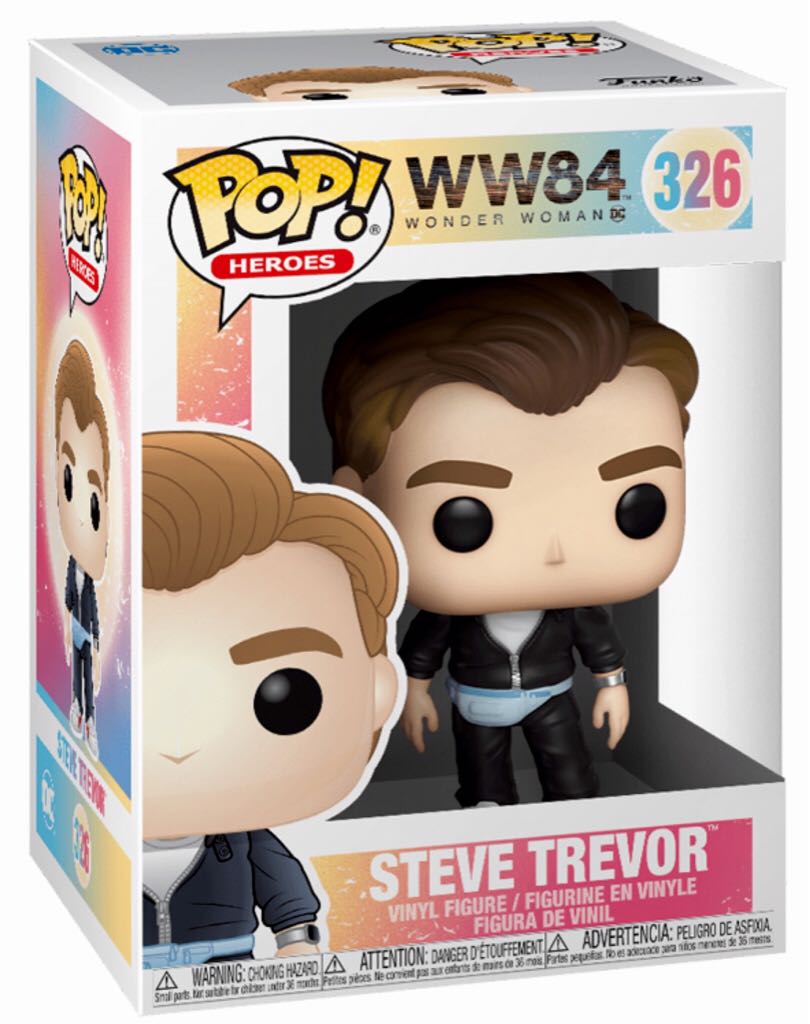 Steve Trevor (WW84) Pop! Vinyl Figure #326 - Funko (Wonder Woman) action figure collectible - Main Image 2