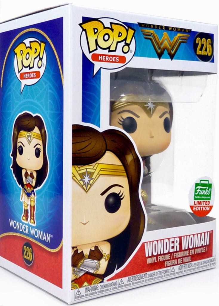 Wonder Woman (Justice League) Pop! Vinyl Figure #226 - Funko (Wonder Woman) action figure collectible - Main Image 2