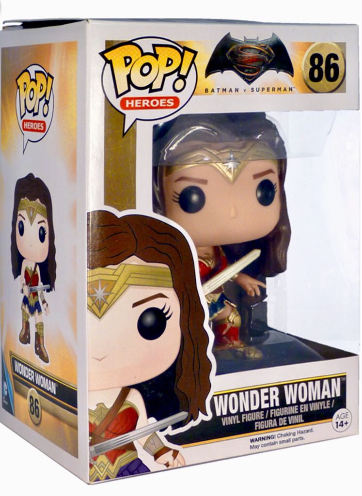 Wonder Woman (BvS: DoJ) Pop! Vinyl Figure #86 - Funko (Wonder Woman) action figure collectible - Main Image 2