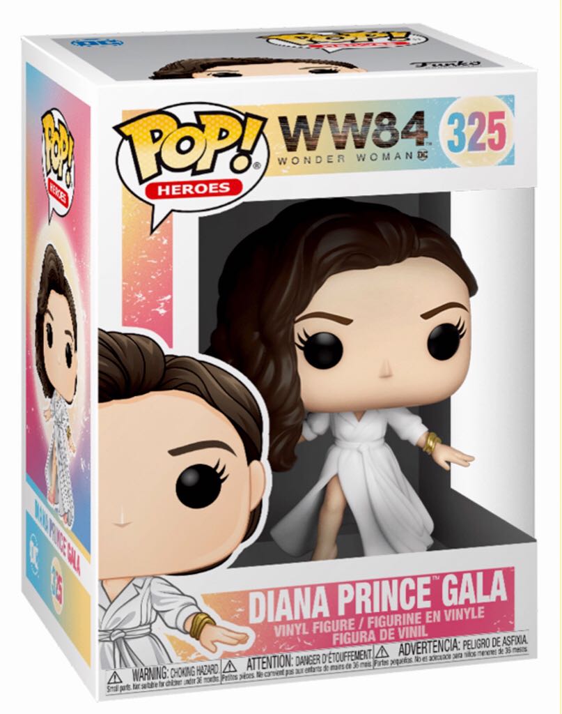 Diana Prince Gala (WW84) Pop! Vinyl Figure #325 - Funko (Wonder Woman) action figure collectible - Main Image 2