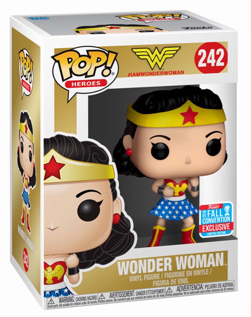 Wonder Woman (First Appearance) Pop! Vinyl Figure #242 - Funko (Wonder Woman) action figure collectible - Main Image 2