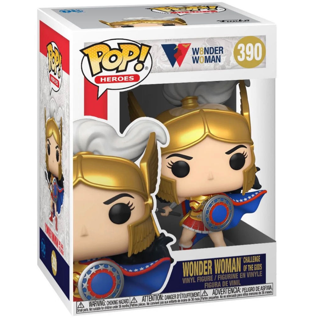Wonder Woman (Challenge of the Gods) Pop! Vinyl Figure #390 - Funko (Wonder Woman) action figure collectible - Main Image 2