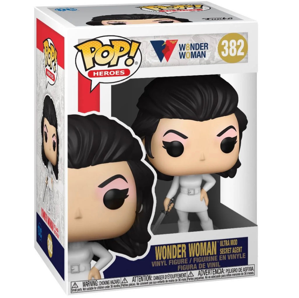 Wonder Woman (Ultra Mod Secret Agent) Pop! Vinyl Figure #382 - Funko (Wonder Woman) action figure collectible - Main Image 2