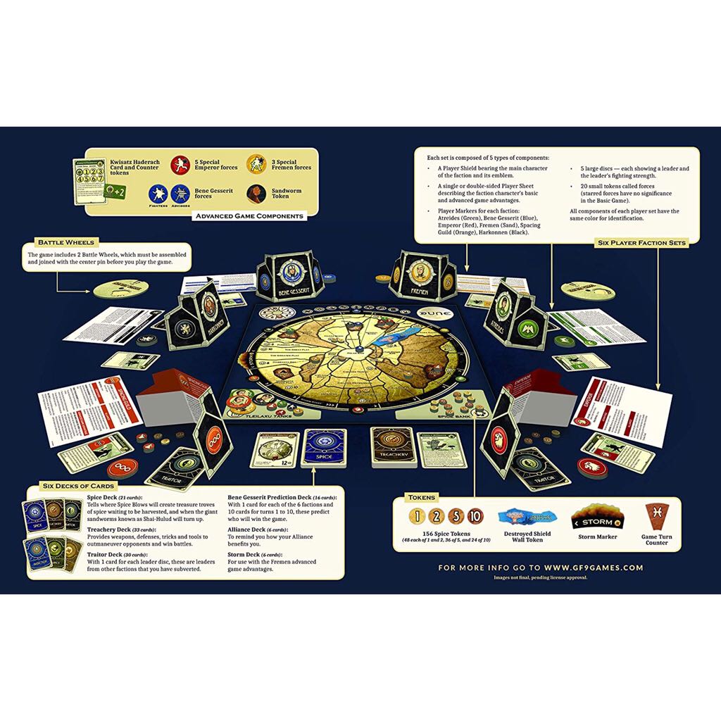 Dune - Board Game - Gale Force Nine (Dune) action figure collectible - Main Image 2