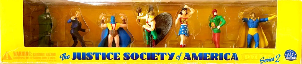Justice Society of America, The (Seven-Piece PVC Set) - Series 2 - DC Direct (Justice Society Of America) action figure collectible - Main Image 2