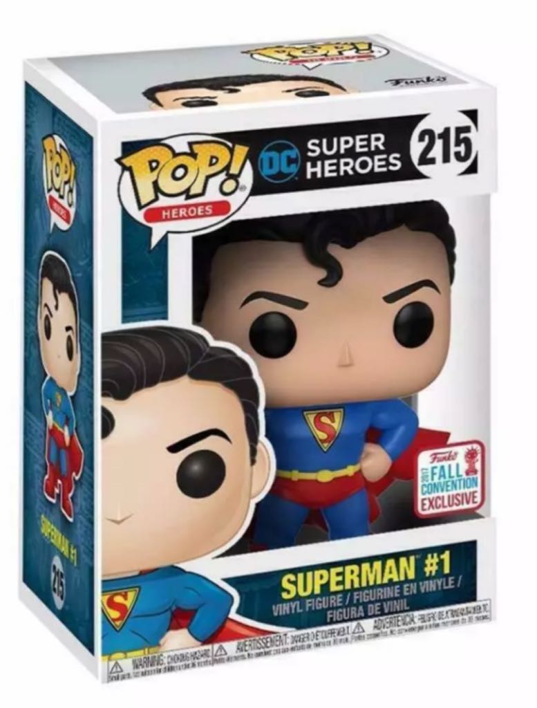 Superman #1 (Golden Age) - Pop! Vinyl Figure #215 - Funko (Superman) action figure collectible - Main Image 2