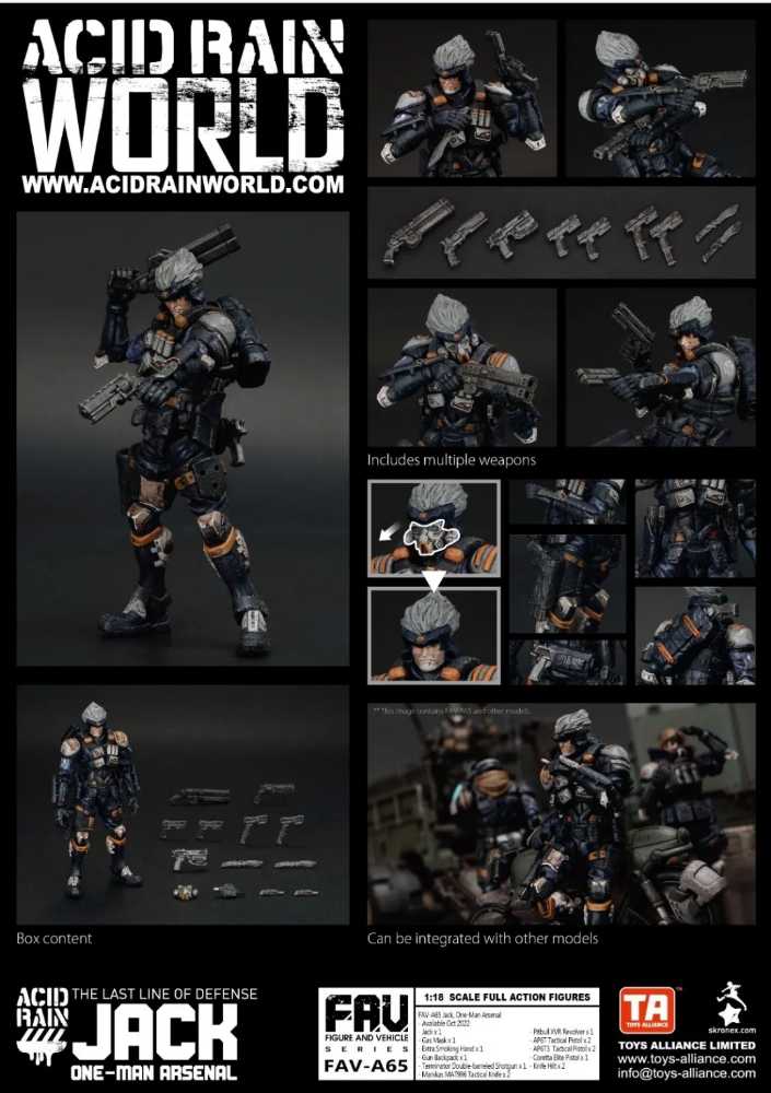 Bucks Jack V2 Arsenal - Acid Rain action figure collectible [Barcode 6176802877486] - Main Image 2