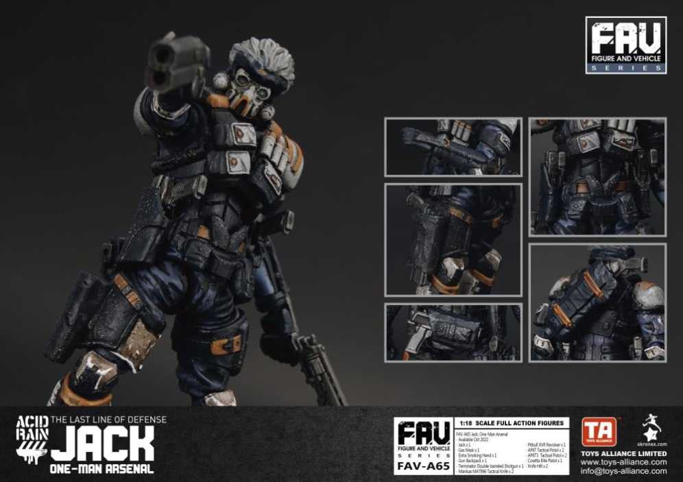 Bucks Jack V2 Arsenal - Acid Rain action figure collectible [Barcode 6176802877486] - Main Image 3