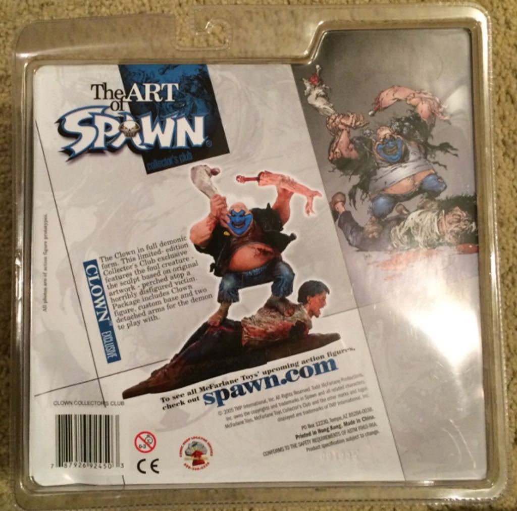 Clown 5 - McFarlane Toys™ (Spawn Series 26: The Art Of Spawn) action figure collectible [Barcode 787926924503] - Main Image 2