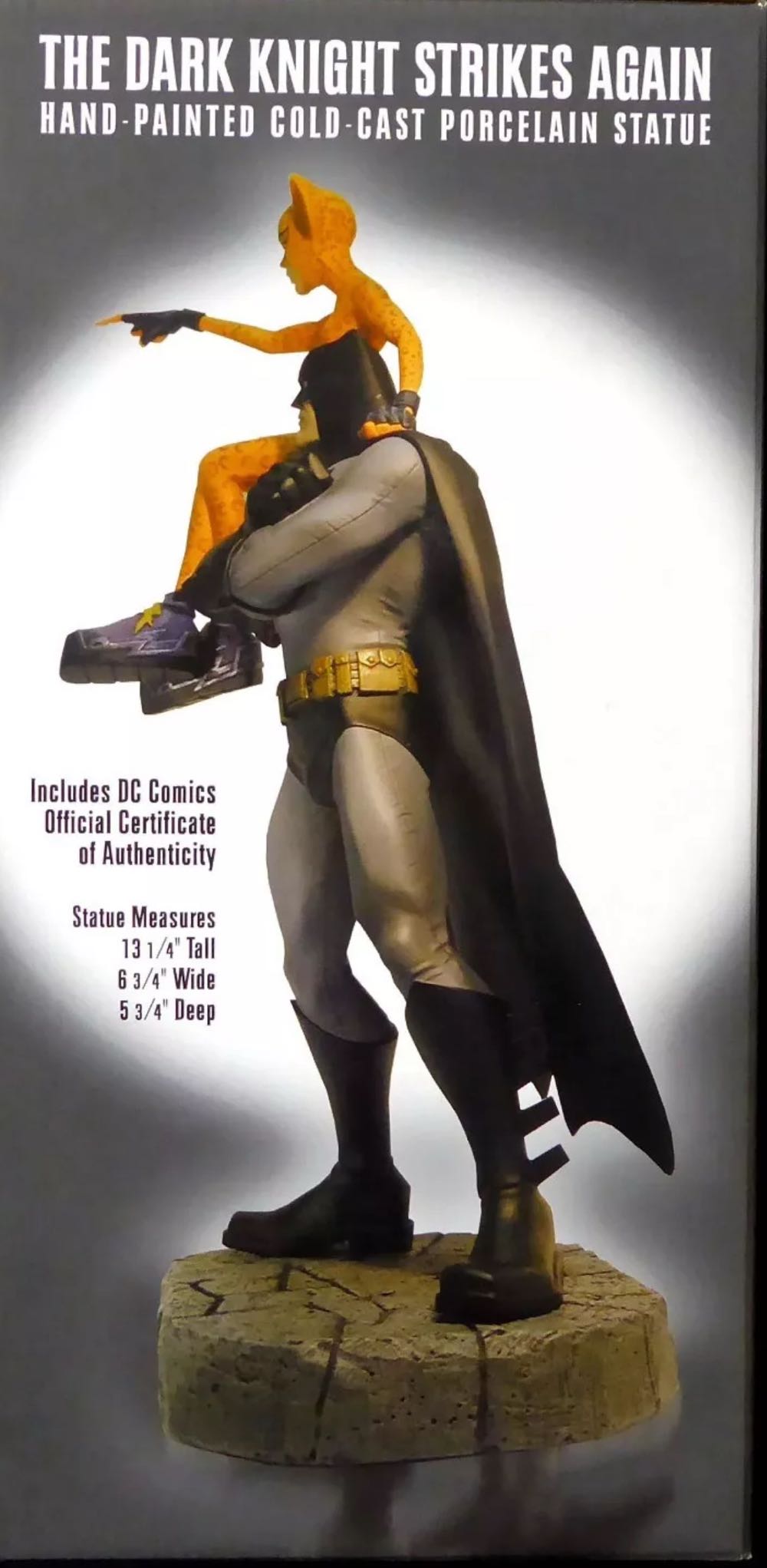 Batman The Dark Knight Strikes Again Hand-painted Cold-cast Porcelain Statue - DC Direct (Batman) action figure collectible [Barcode 761941230870] - Main Image 4