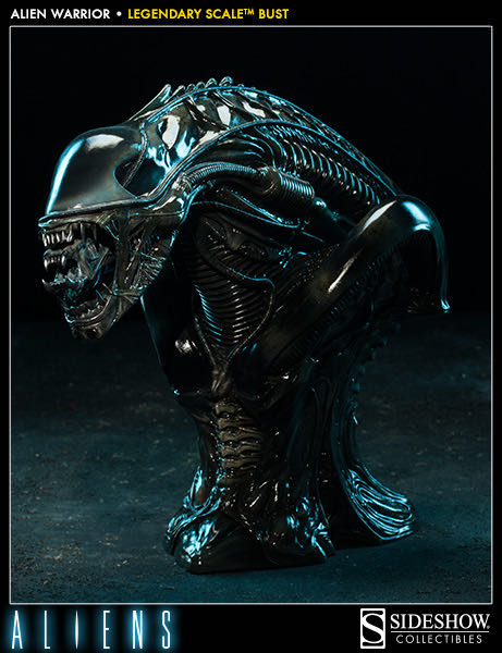 Alíen Warrior Legendary Scale Bust - Sideshow (Alien) action figure collectible [Barcode 747720225107] - Main Image 2