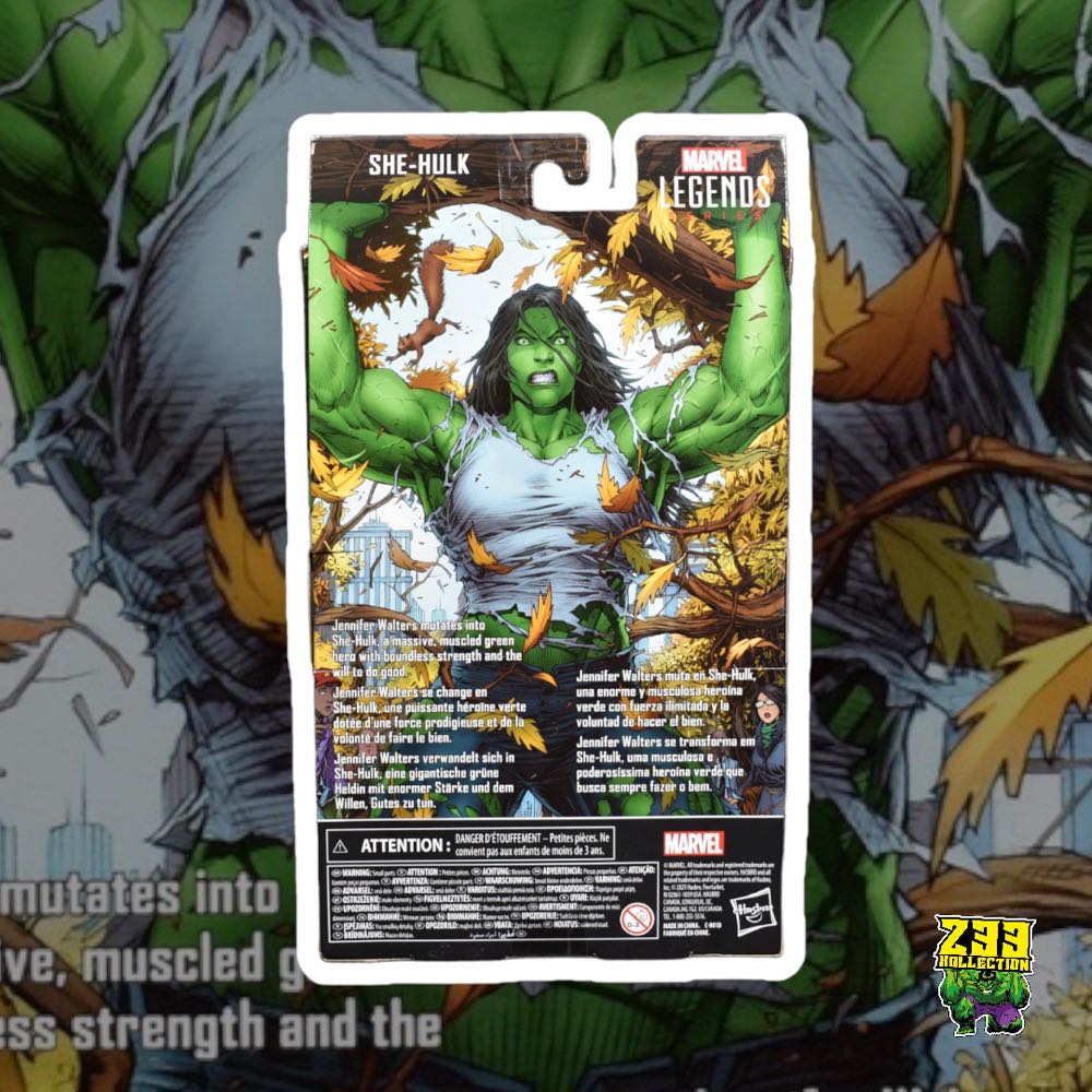 Marvel Legends (2011-????) (MLSx02) She-Hulk - Hasbro (Marvel Legends Single Release) action figure collectible - Main Image 4