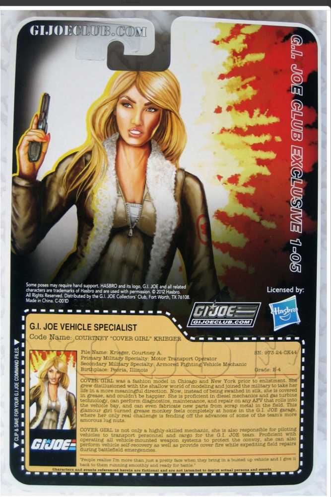 Covergirl - Hasbro - G.I. Joe (Figure Subscription Service) action figure collectible - Main Image 2