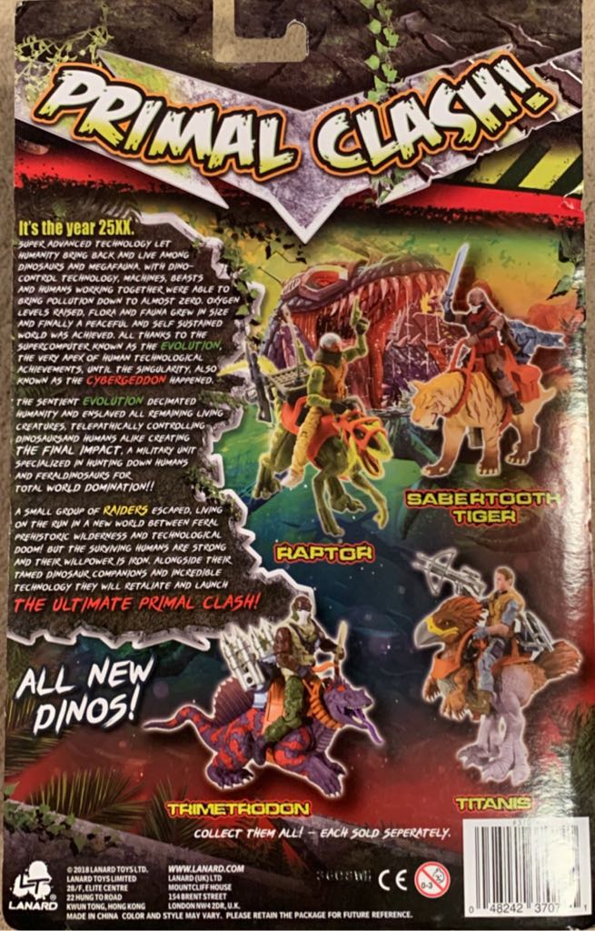 Dino Wrangler - Lanard Toys (Primal Clash) action figure collectible [Barcode 048242370741] - Main Image 2