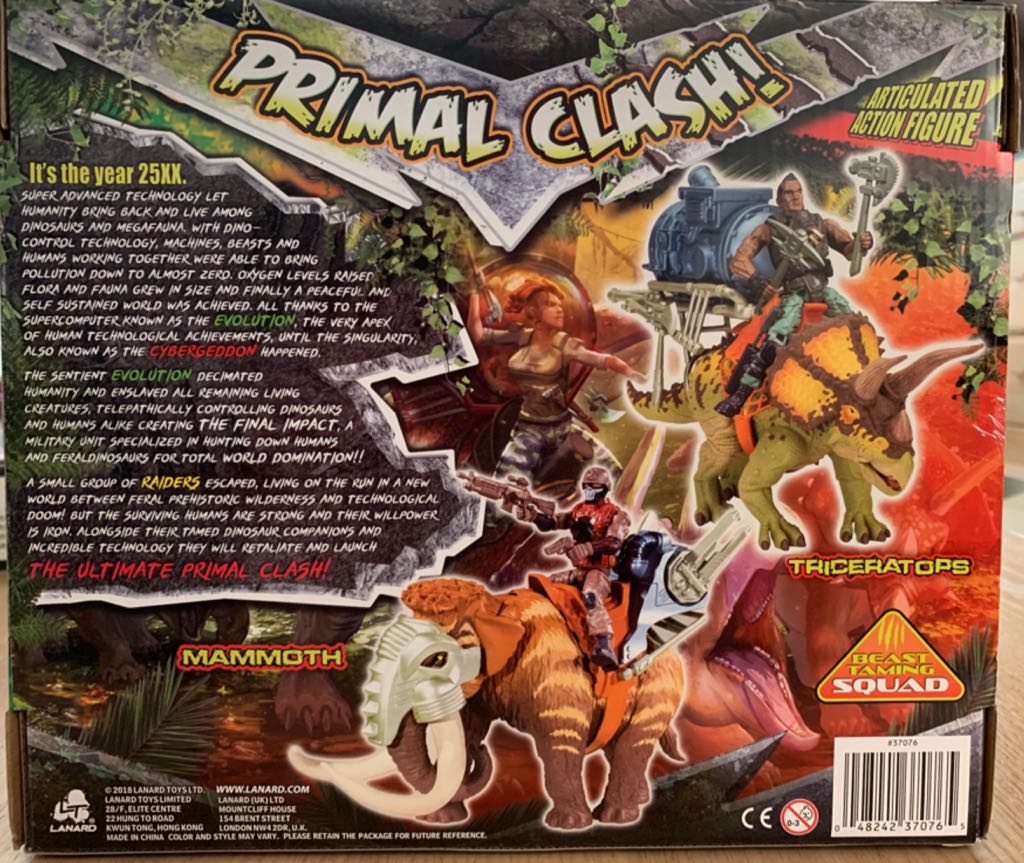 Dino Commander Mammoth - Lanard Toys (Primal Clash) action figure collectible [Barcode 048242370765] - Main Image 2
