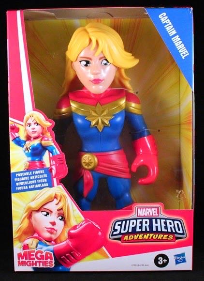 Super Hero Adventures Sha Mega Mighties Captain Marvel  action figure collectible [Barcode 630509893546] - Main Image 2