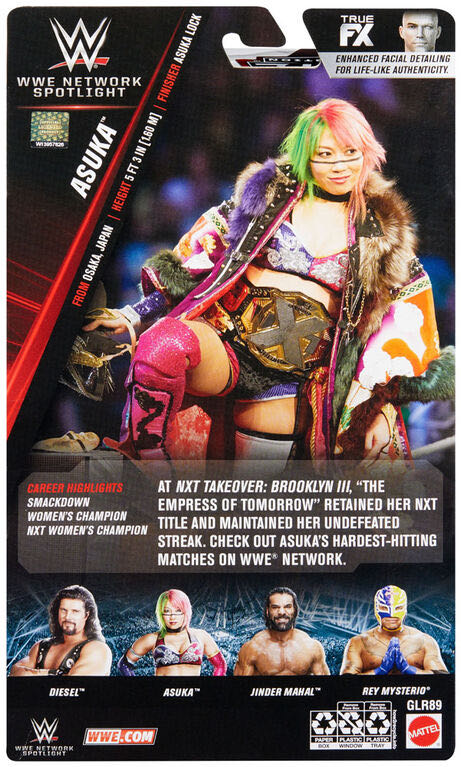Asuka - WWE Mattel (WWE Elite Network Spotlight Series 2) action figure collectible - Main Image 2
