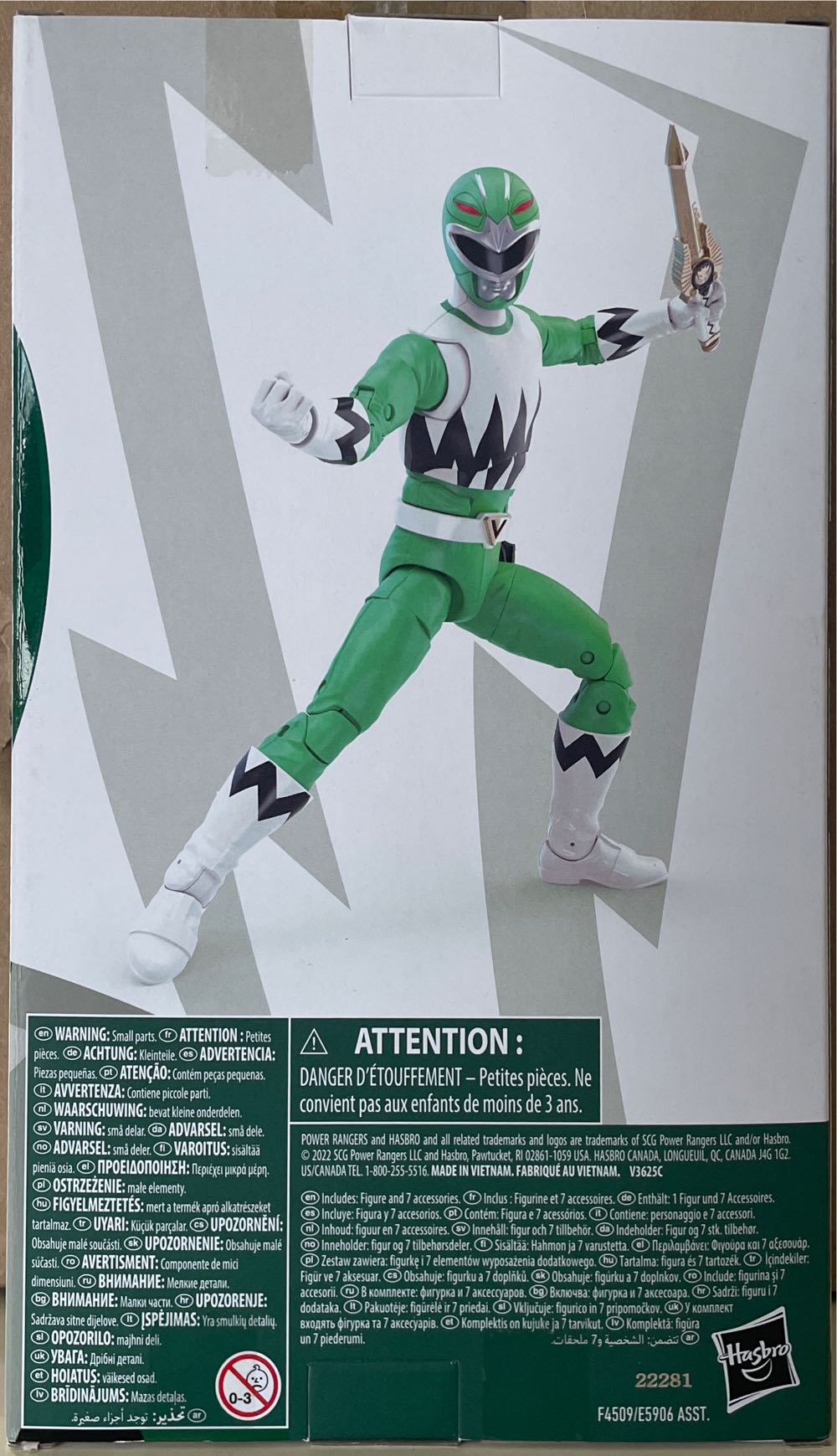Lightning Collection Lost Galaxy Green Ranger - Hasbro (Power Rangers Lightning Collection) action figure collectible [Barcode 195166158211] - Main Image 2