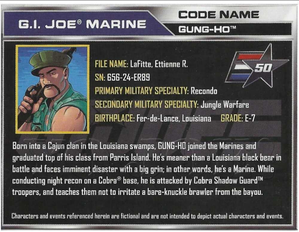 Gung Ho - Hasbro - G.I. Joe (GI Joe 50th Anniversary) action figure collectible - Main Image 4