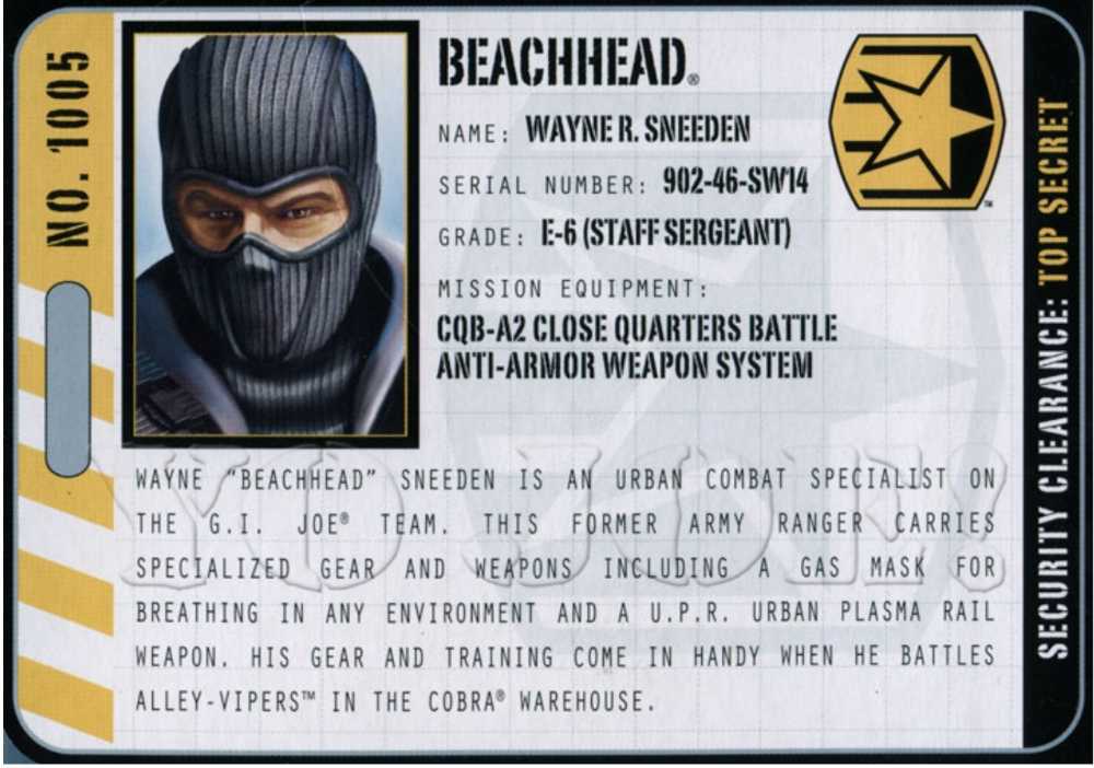 Beach Head - Hasbro - G.I. Joe (GI Joe Pursuit of Cobra) action figure collectible - Main Image 3
