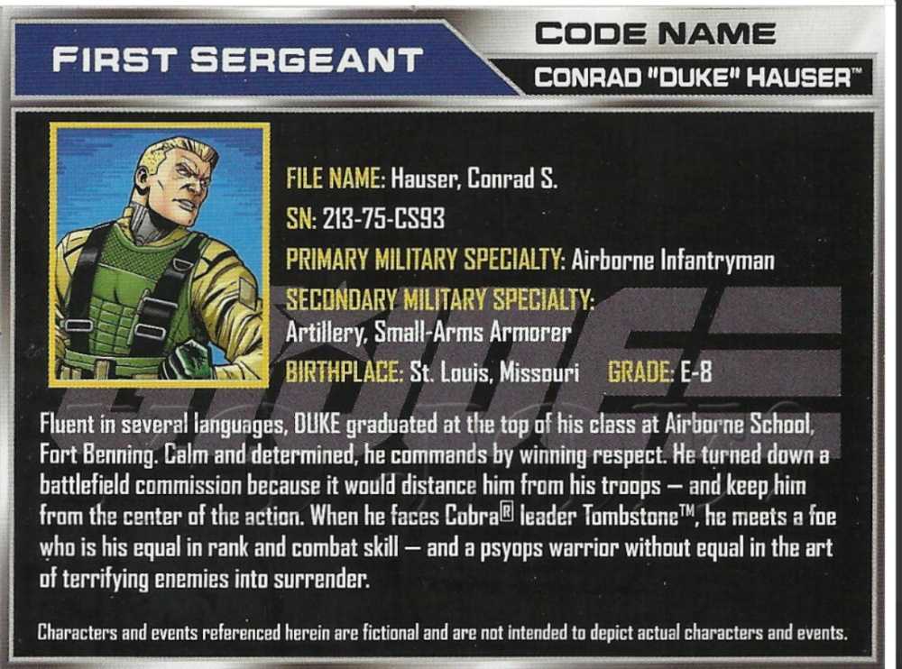 Duke V51 - Hasbro - G.I. Joe (GI Joe 50th Anniversary) action figure collectible - Main Image 4