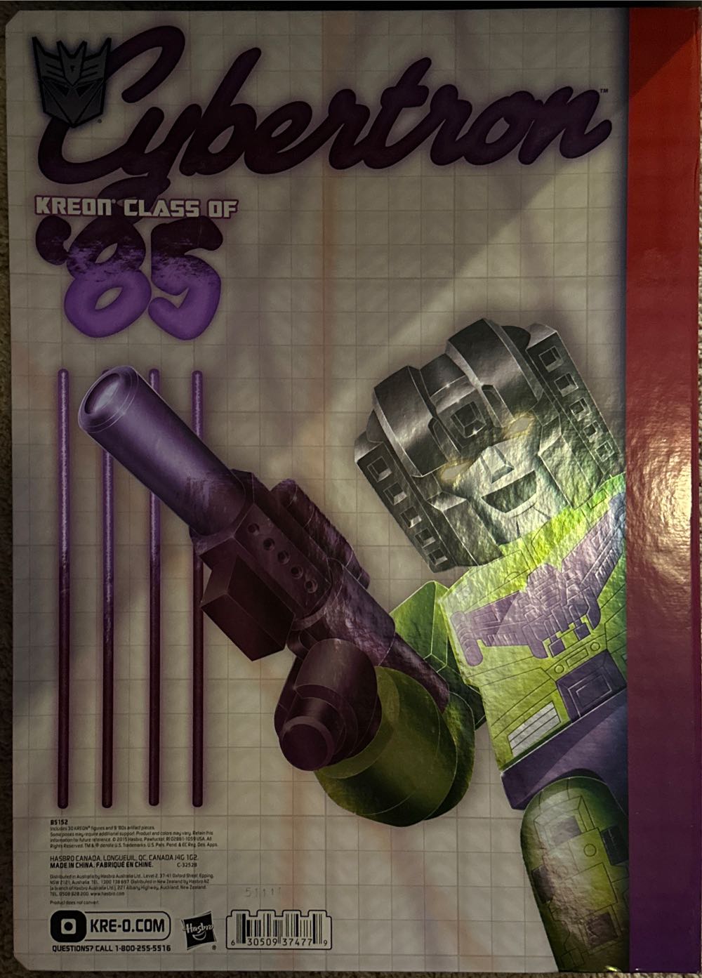 Transformers - Cybertron Class Of ’85 (Kre-o) - Hasbro (The Transformers) action figure collectible [Barcode 630509374779] - Main Image 2