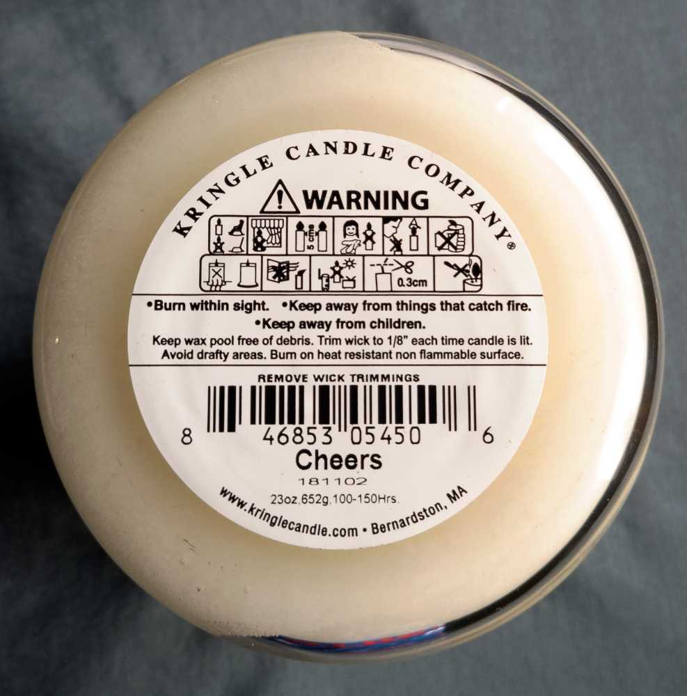 CANDLE: New Years Kringle  CHEERS 2018 - Kringle Candle (New Years Candles) action figure collectible [Barcode 846853054506] - Main Image 2