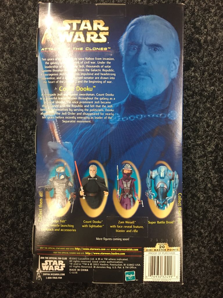 Attack Of The Clones Count Dooku 12 Inch  action figure collectible - Main Image 2