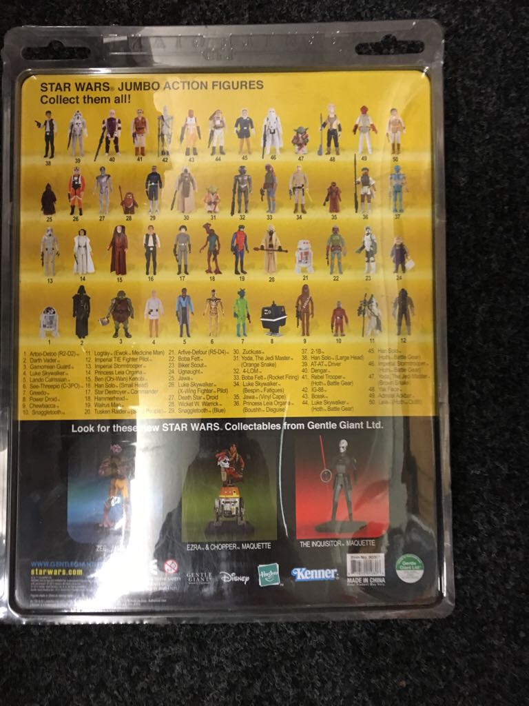 Star Wars Return Of The Jedi Biker Scout Jumbo Giant - Hasbro / Kenner action figure collectible [Barcode 871810010806] - Main Image 2