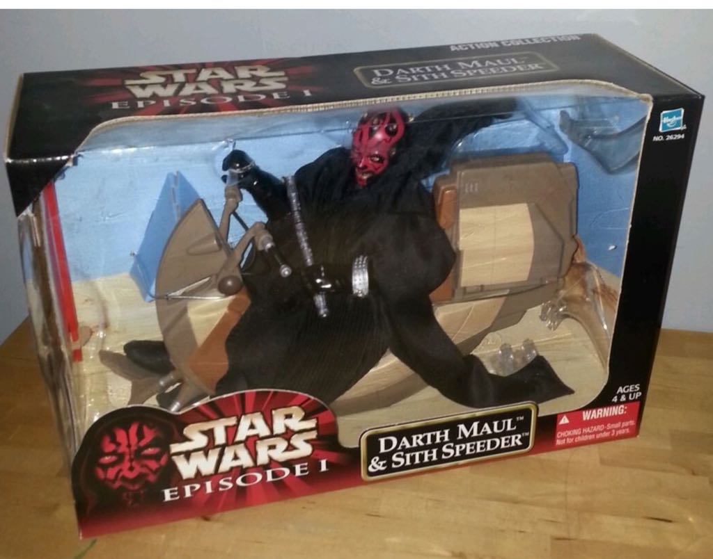 Darth Maul and Sith speeder - Hasbro (Episode I (Star Wars : The Phantom Menace)) action figure collectible - Main Image 1