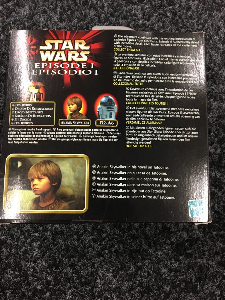 Star Wars Episode 1 Young Anakin Skywalker - Hasbro action figure collectible [Barcode 5023117484186] - Main Image 2